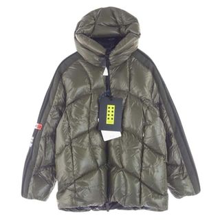 モンクレール(MONCLER)のMONCLER モンクレール ジャケット × ADIDAS ORIGINALS アディダス BEISER JACKET サイドライン ダウン ジャケット カーキ系 1【新古品】【未使用】【中古】(その他)