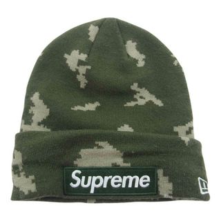 シュプリーム(Supreme)のSupreme シュプリーム 帽子 21AW × New Era Box Logo Beanie ボックスロゴ ニューエラ ビーニー ニットキャップ デジタルカモ モスグリーン系【中古】(その他)