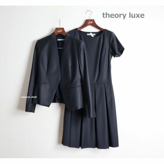 セオリーリュクス(Theory luxe)のtheory luxe EXECUTIVE ワンピース スーツ　ブラック 38 (スーツ)