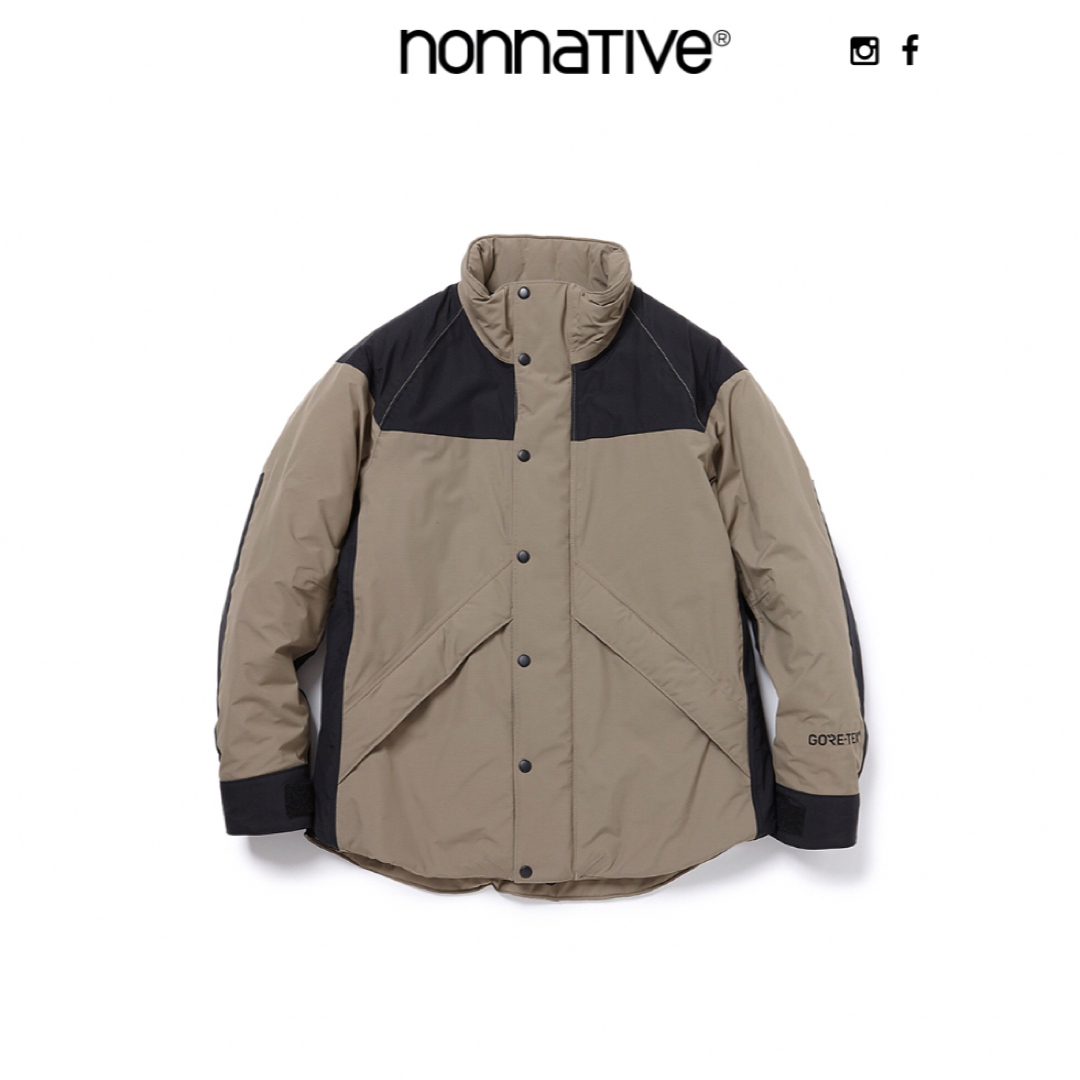 nonnative ALPINIST PUFF COAT GORE-TEX 茶黒