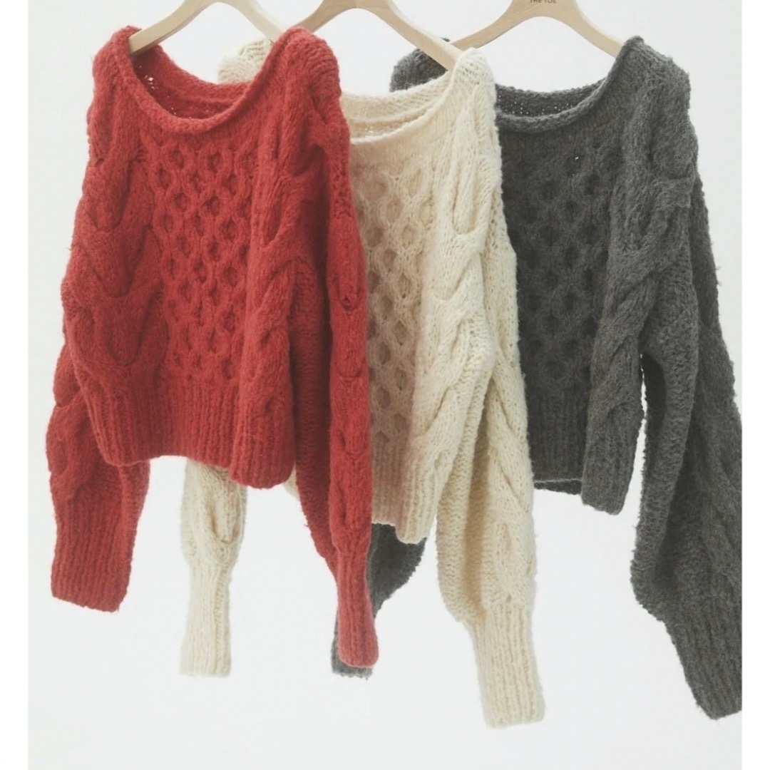 THE TOE NÎMES HANDMADE CABLE KNIT ニット