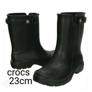 クロックス(crocs)のcrocs 23cm レインブーツ(長靴/レインシューズ)