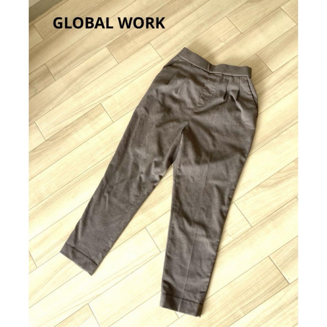 GLOBAL WORK(グローバルワーク)のグローバルワーク　テーパードパンツ　XS レディースのパンツ(カジュアルパンツ)の商品写真