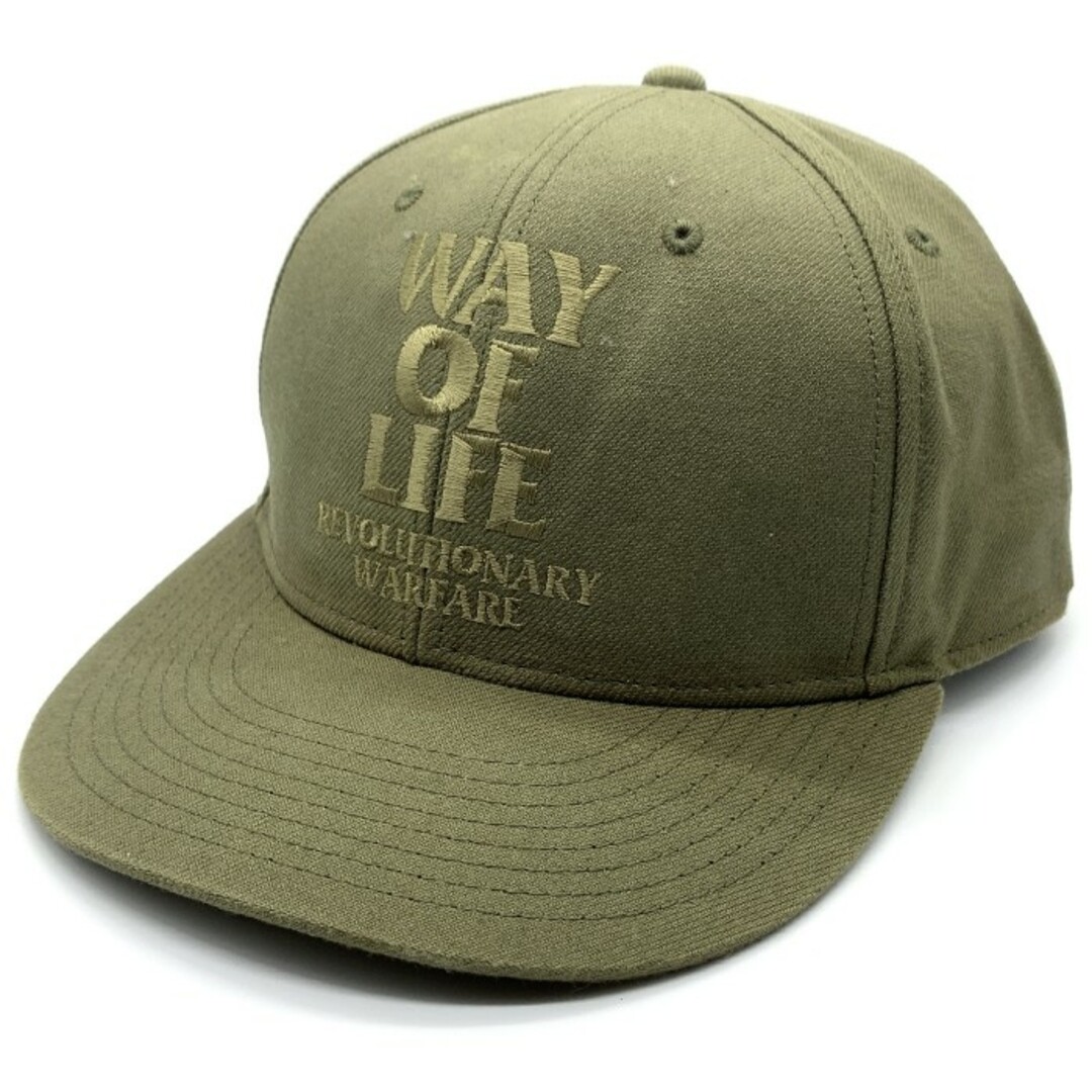 RATS ラッツ EMBROIDERY CAP "WAY OF LIFE" エンブロイダリー キャップ オリーブ 22’SPA-1201キャップ