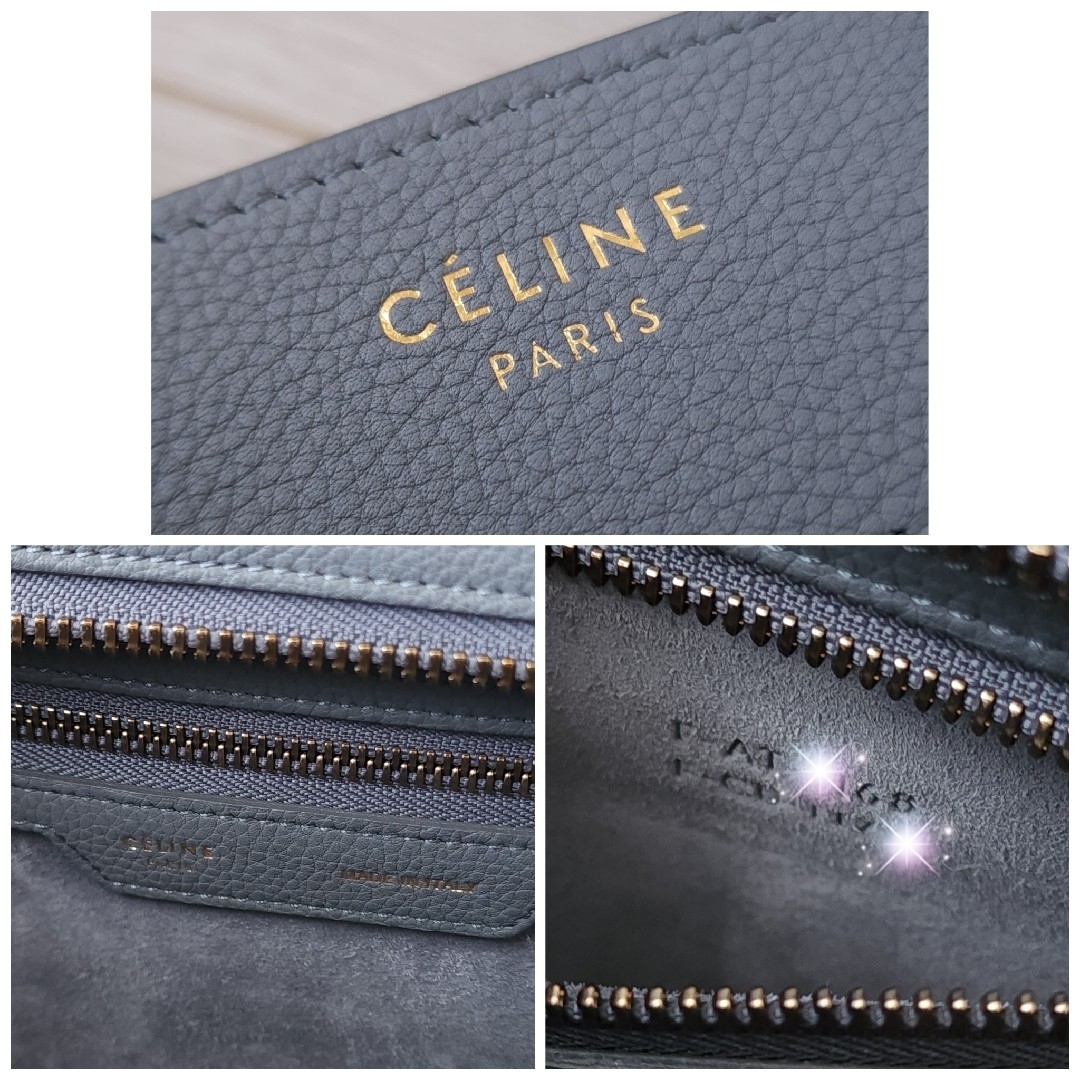 celine(セリーヌ)の極美品【セリーヌ】ラゲージ　マイクロ　ショッパー　ベビードラムドカーフ　バッグ レディースのバッグ(トートバッグ)の商品写真