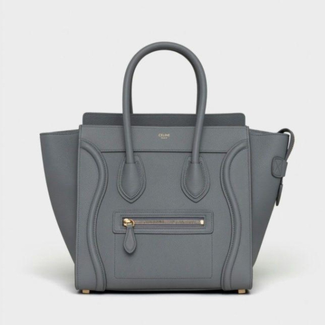 celine(セリーヌ)の極美品【セリーヌ】ラゲージ　マイクロ　ショッパー　ベビードラムドカーフ　バッグ レディースのバッグ(トートバッグ)の商品写真