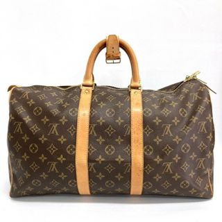 ルイヴィトン(LOUIS VUITTON)の★LOUIS VUITTON ルイヴィトン M41428 キーポル45 ボストンバッグ モノグラム ブラウン(ボストンバッグ)