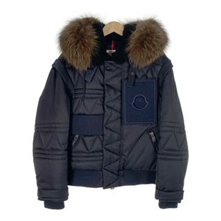 モンクレール(MONCLER)のMONCLER モンクレール CONNOR JACKET コナージャケット ダウン ボア クレイググリーン ネイビー 17年 Size 1(その他)