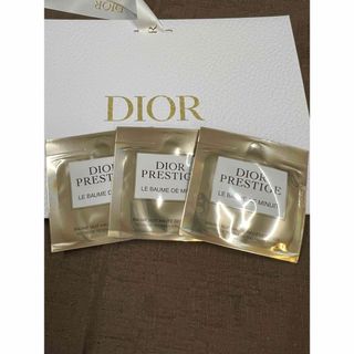 ディオール(Dior)のディオール　 プレステージ　ル　ボーム　ド　ミニュイ　1g×3(フェイスクリーム)