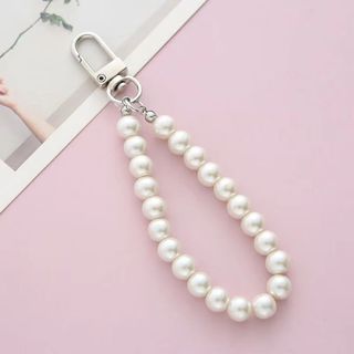 【最安値】真珠アクセサリー 　ストラップリング　韓国風　シルバー(その他)