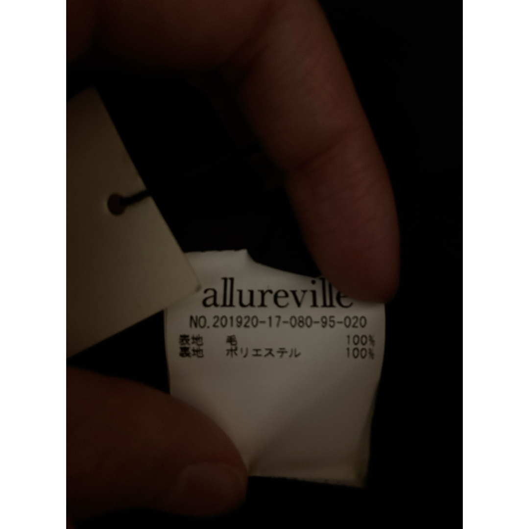 allureville(アルアバイル)のウールメルトンケープコート レディースのジャケット/アウター(その他)の商品写真