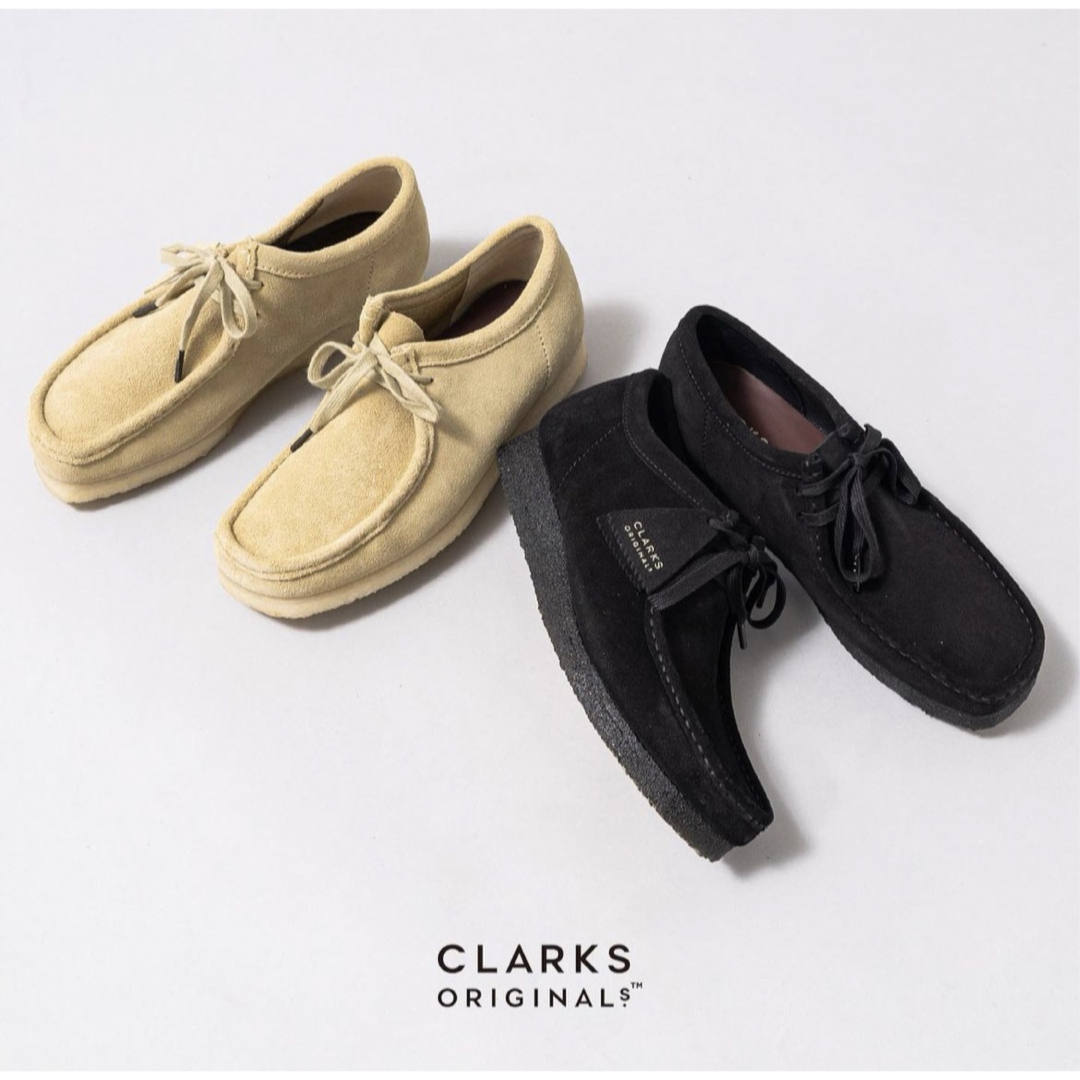 Clarks(クラークス)のCLARKSクラークス Wallabee メンズ ワラビー  スエード ブラック メンズの靴/シューズ(ブーツ)の商品写真