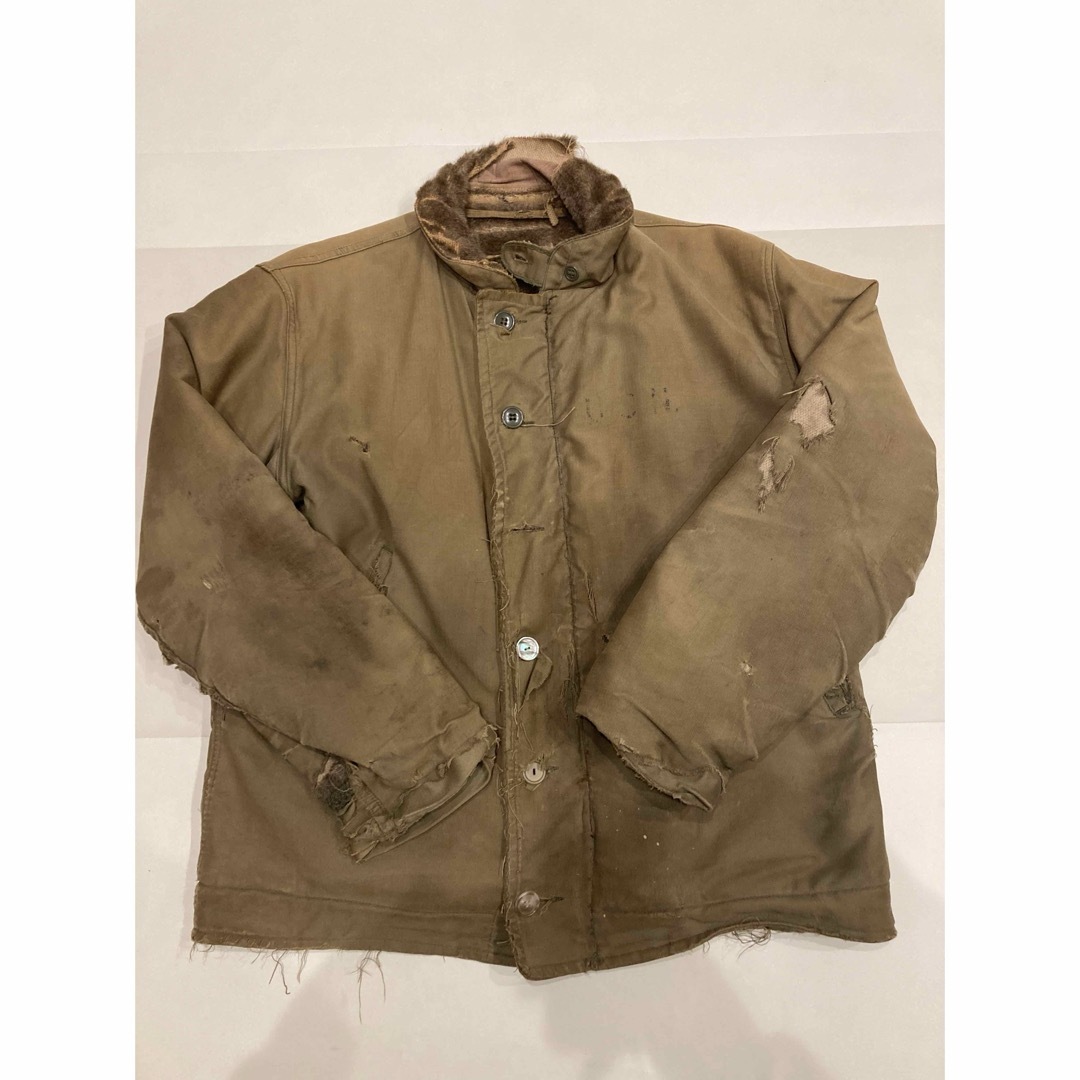 約52cm裄丈ARMY N-1 deck jacket デッキジャケット