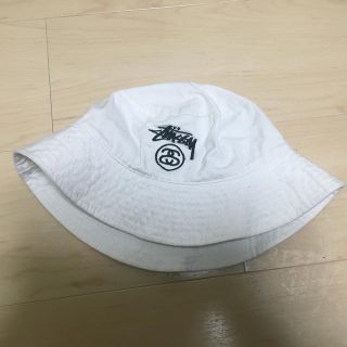 ステューシー(STUSSY)の【本日限定値下げ】最安値ステューシー ハット ホワイト(ハット)