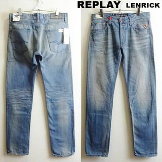 リプレイ(Replay)の新品★　リプレイ　LENRICK　W82cm　スリムストレートデニム　淡青(デニム/ジーンズ)