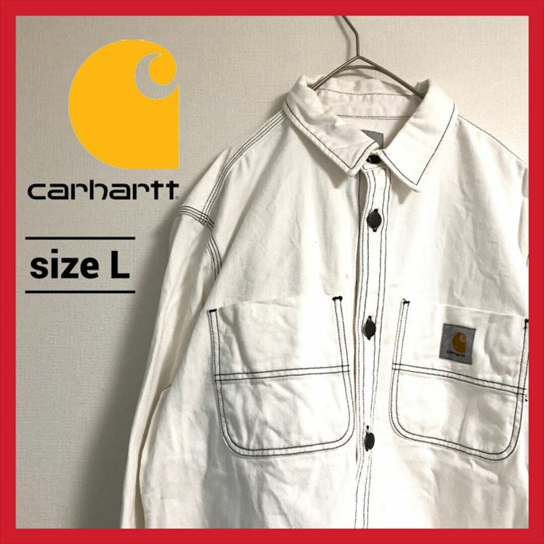 carhartt(カーハート)の90s 古着 カーハート アウター デニムジャケット ワンポイントロゴ Ｌ  メンズのジャケット/アウター(その他)の商品写真