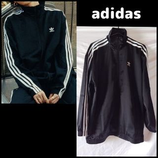 オリジナルス(Originals（adidas）)の【タグ付】adidas アディダス トラックジャケット ブラック Mサイズ(その他)