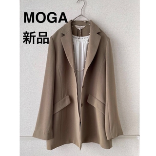 モガ(MOGA)の定価43,000円 MOGA モガ 新品タグ付きジャケット とろみジャケット L(テーラードジャケット)