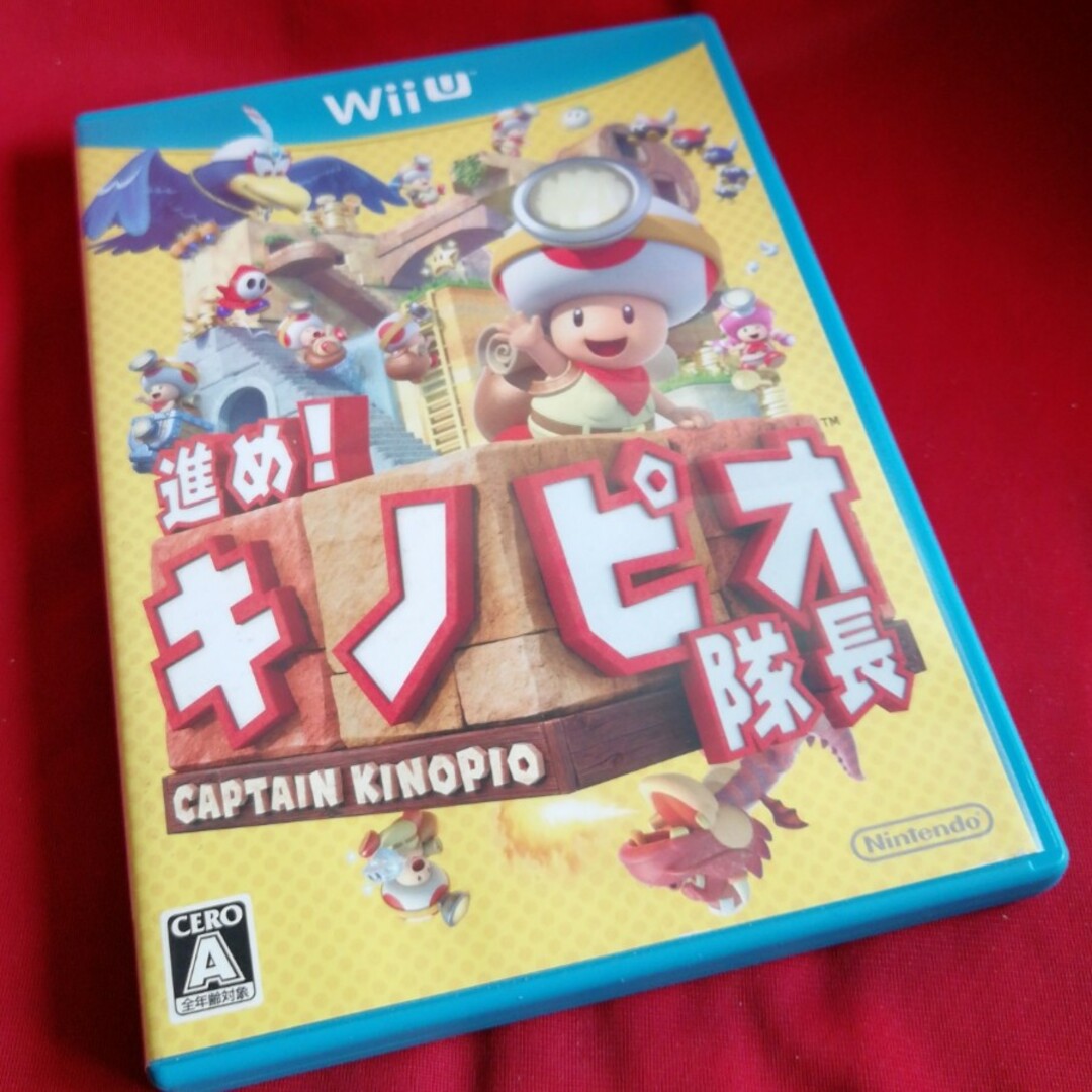 Wii U(ウィーユー)のwiiu 進め! キノピオ隊長 エンタメ/ホビーのゲームソフト/ゲーム機本体(家庭用ゲームソフト)の商品写真