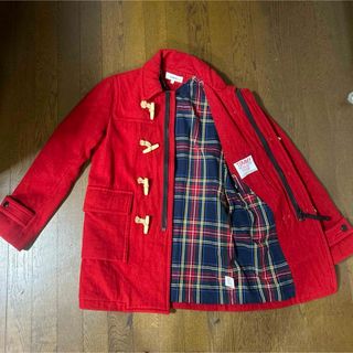 TOMMY - TOMMY トミー ダッフルコート ウール 赤  冬服 コート　アウター　古着