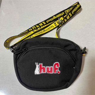 HUF × FR2 コラボ ショルダーバッグ ナイロン ブラック