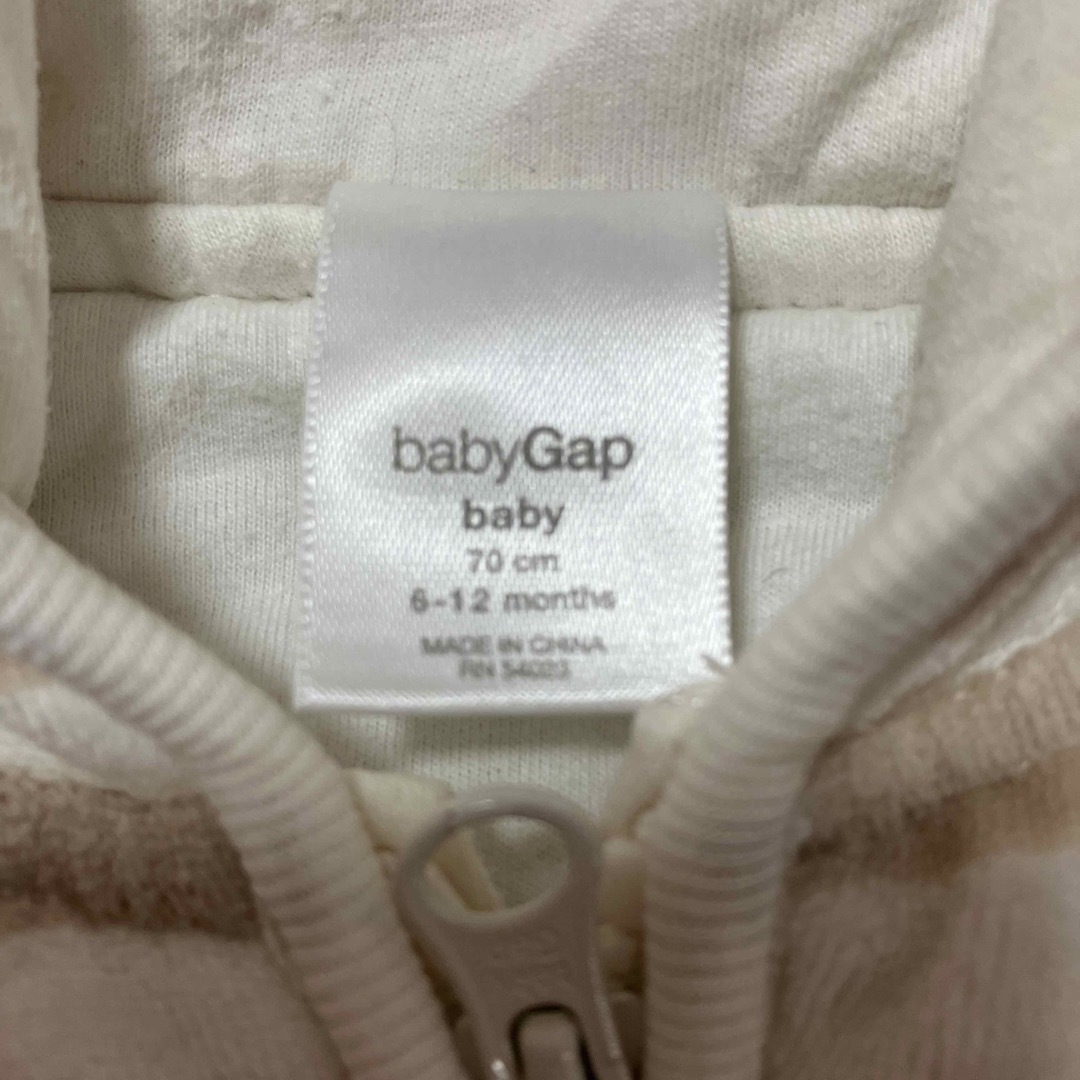 babyGAP(ベビーギャップ)のカバーオール ロンパース アニマル うさぎ babyGap 他 キッズ/ベビー/マタニティのベビー服(~85cm)(カバーオール)の商品写真