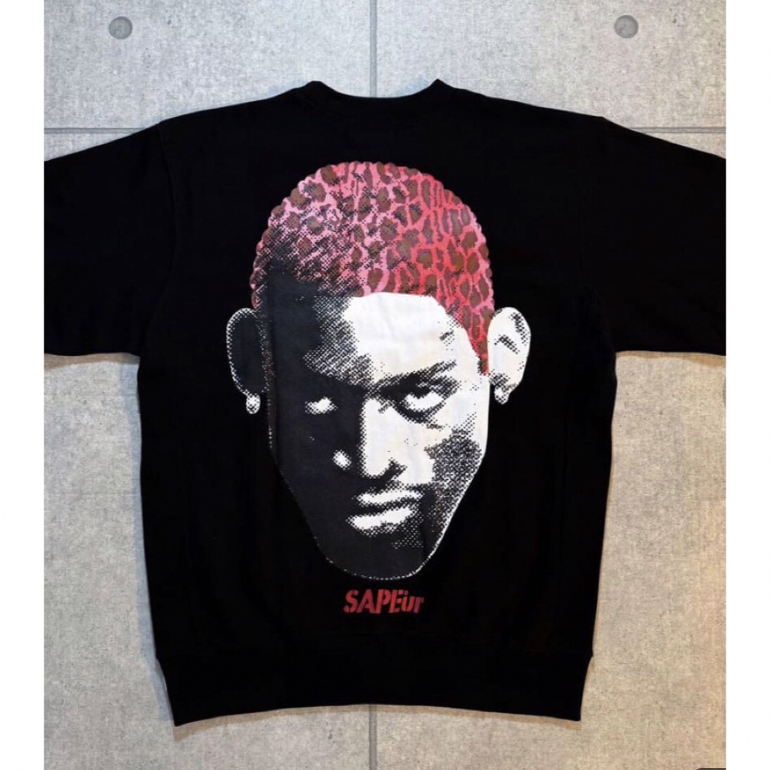 SAPEur 限定RED LEOPARD HEAD CREWNECK SWEATメンズ