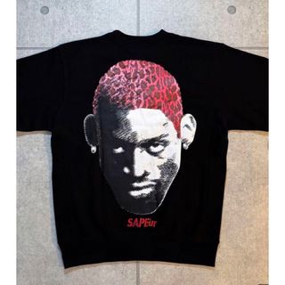 SAPEur 限定RED LEOPARD HEAD CREWNECK SWEAT(スウェット)