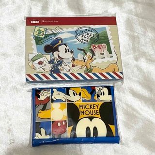 ミッキーマウス(ミッキーマウス)のDisney ディズニー ミッキー メモ帳 ポケットティッシュミニー ハンカチ(ハンカチ)