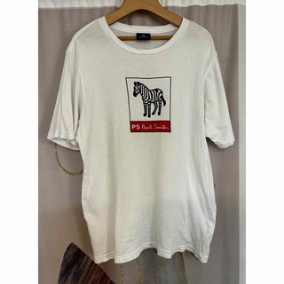 ポールスミス(Paul Smith)のポールスミス ZEBRA PRINT シマウマ Tシャツ ホワイト 廃盤品(Tシャツ/カットソー(半袖/袖なし))