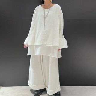 ヨウジヤマモト(Yohji Yamamoto)のS'YTE INDIAN KADI BONDAGE MUSLIN SHIRT（M(Tシャツ/カットソー(半袖/袖なし))