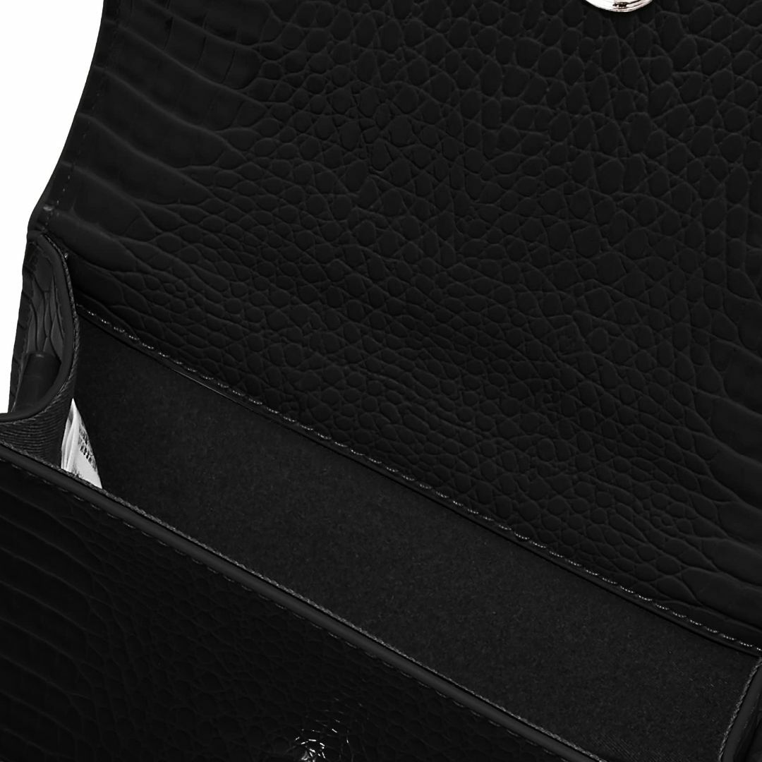 【色: ブラック】[エックスガール] バッグ FAUX CROC 2WAY MI レディースのバッグ(その他)の商品写真
