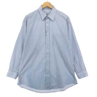 ブルックスブラザース(Brooks Brothers)の古着 ブルックスブラザーズ Brooks Brothers Est.1818 長袖 ストライプシャツ USA製 メンズL /eaa409343(シャツ)