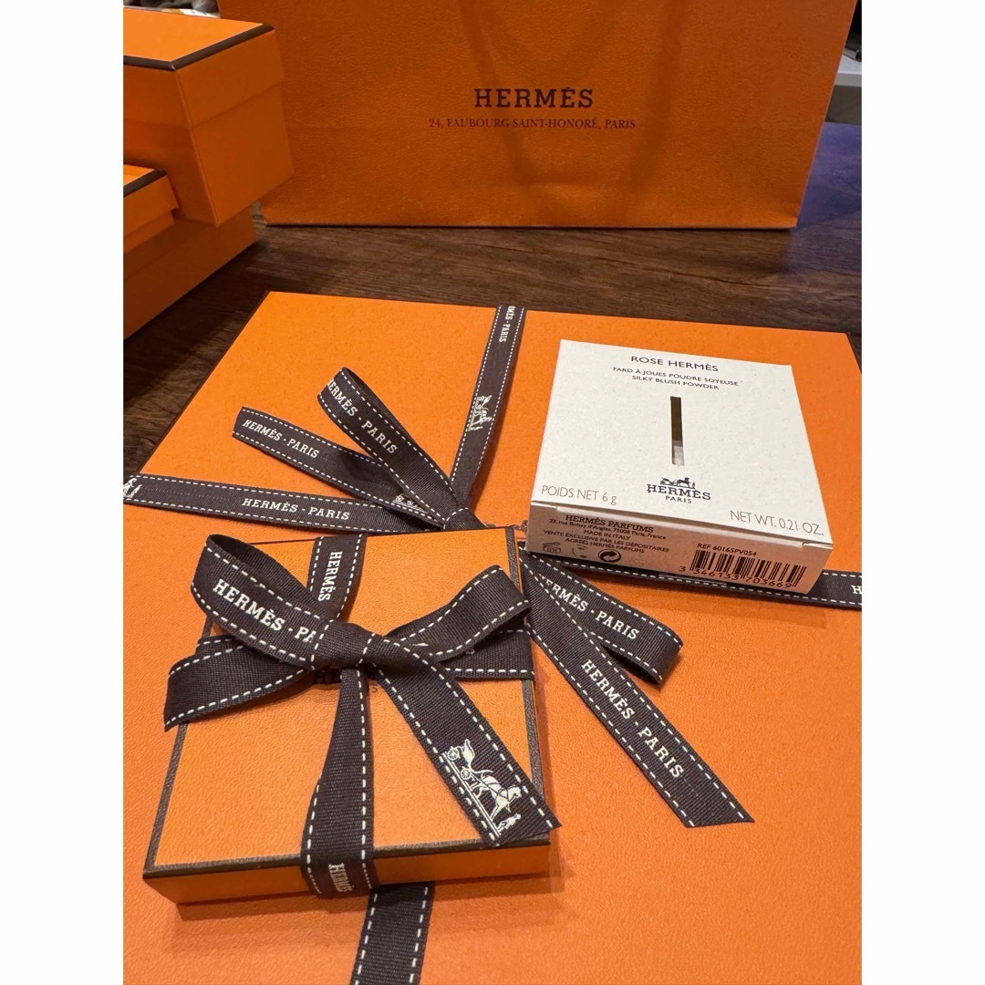 HERMES - エルメスチークカラー 〈ローズ エルメス〉 プードル HERMES - エルメスチークカラー 〈ローズ エルメス〉 プードル