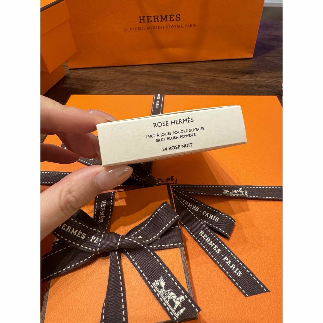 HERMES - エルメスチークカラー 〈ローズ エルメス〉 プードル HERMES - エルメスチークカラー 〈ローズ エルメス〉 プードル