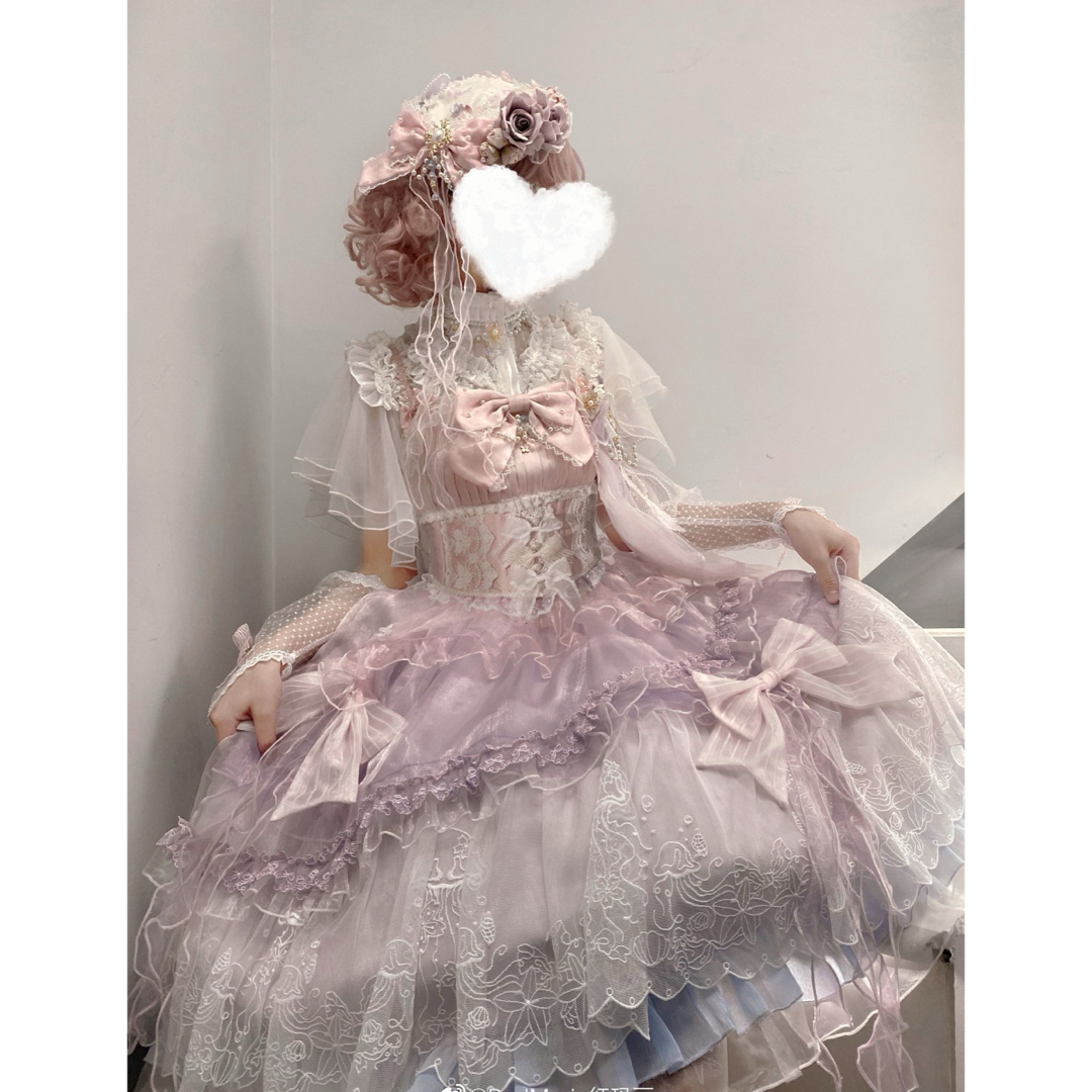 桜花海月 ドレスフルセット☆ピンク 姫ロリ しゅくれどーる 桜花海月 ドレスフルセット☆ピンク 姫ロリ しゅくれどーる
