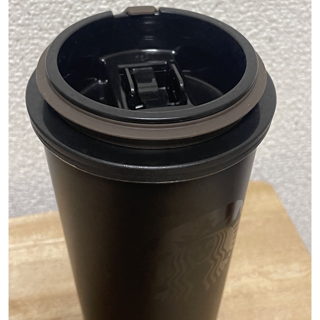 Starbucks Coffee(スターバックスコーヒー)のステンレスTOGOカップタンブラーマットブラック 355ml インテリア/住まい/日用品のキッチン/食器(タンブラー)の商品写真