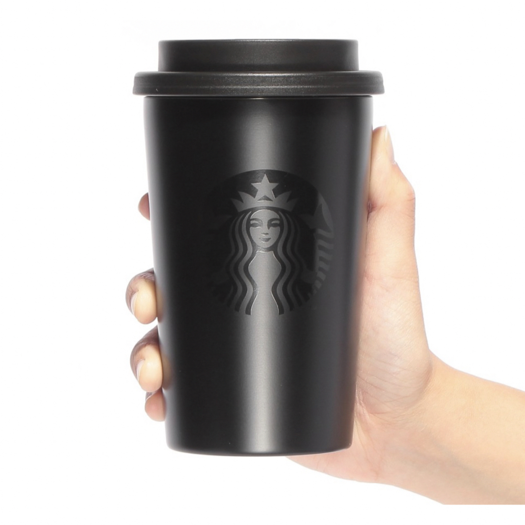 Starbucks Coffee(スターバックスコーヒー)のステンレスTOGOカップタンブラーマットブラック 355ml インテリア/住まい/日用品のキッチン/食器(タンブラー)の商品写真