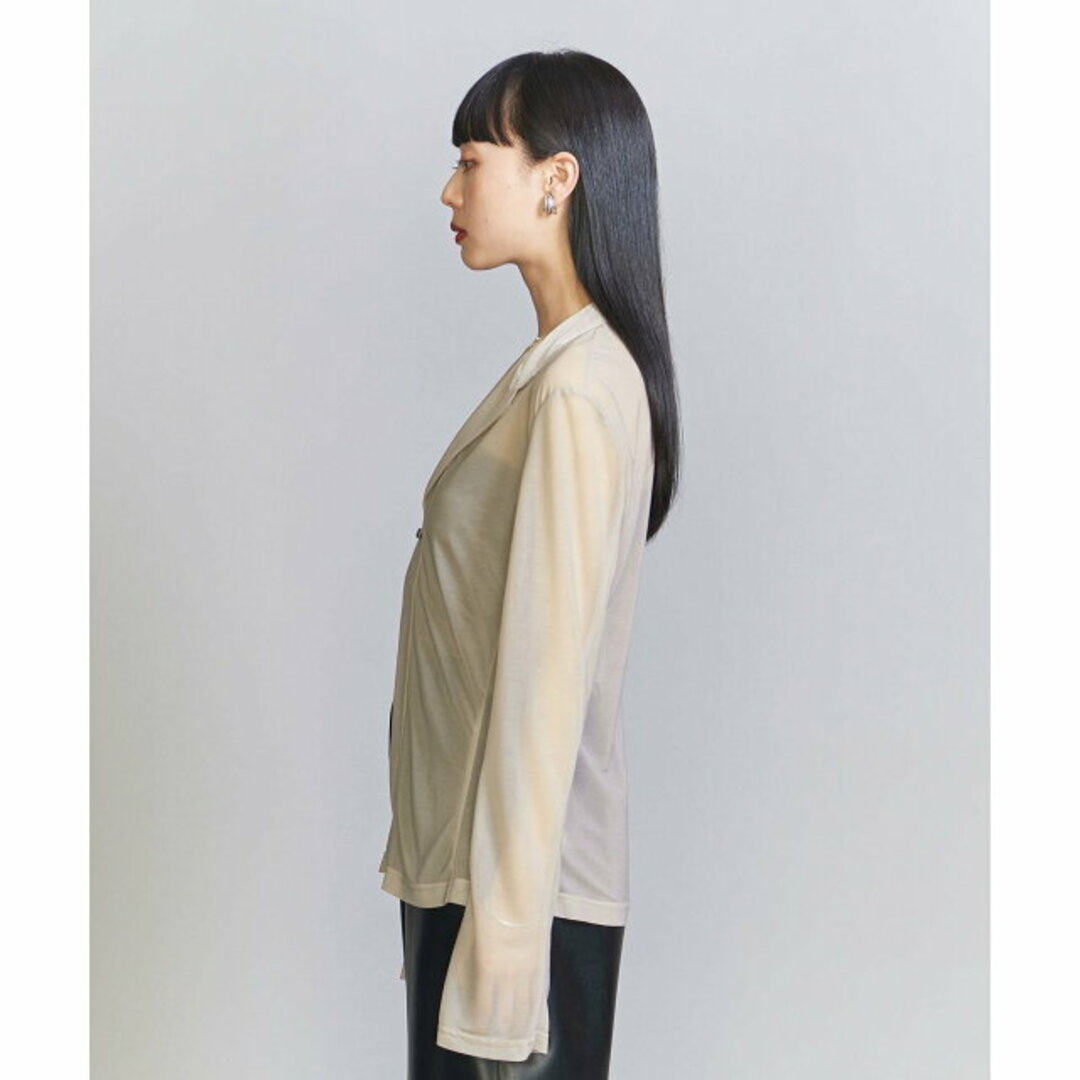 BEAUTY&YOUTH UNITED ARROWS(ビューティアンドユースユナイテッドアローズ)の【BEIGE】<COOME>シアー シャツ -ウォッシャブル- レディースのトップス(シャツ/ブラウス(長袖/七分))の商品写真