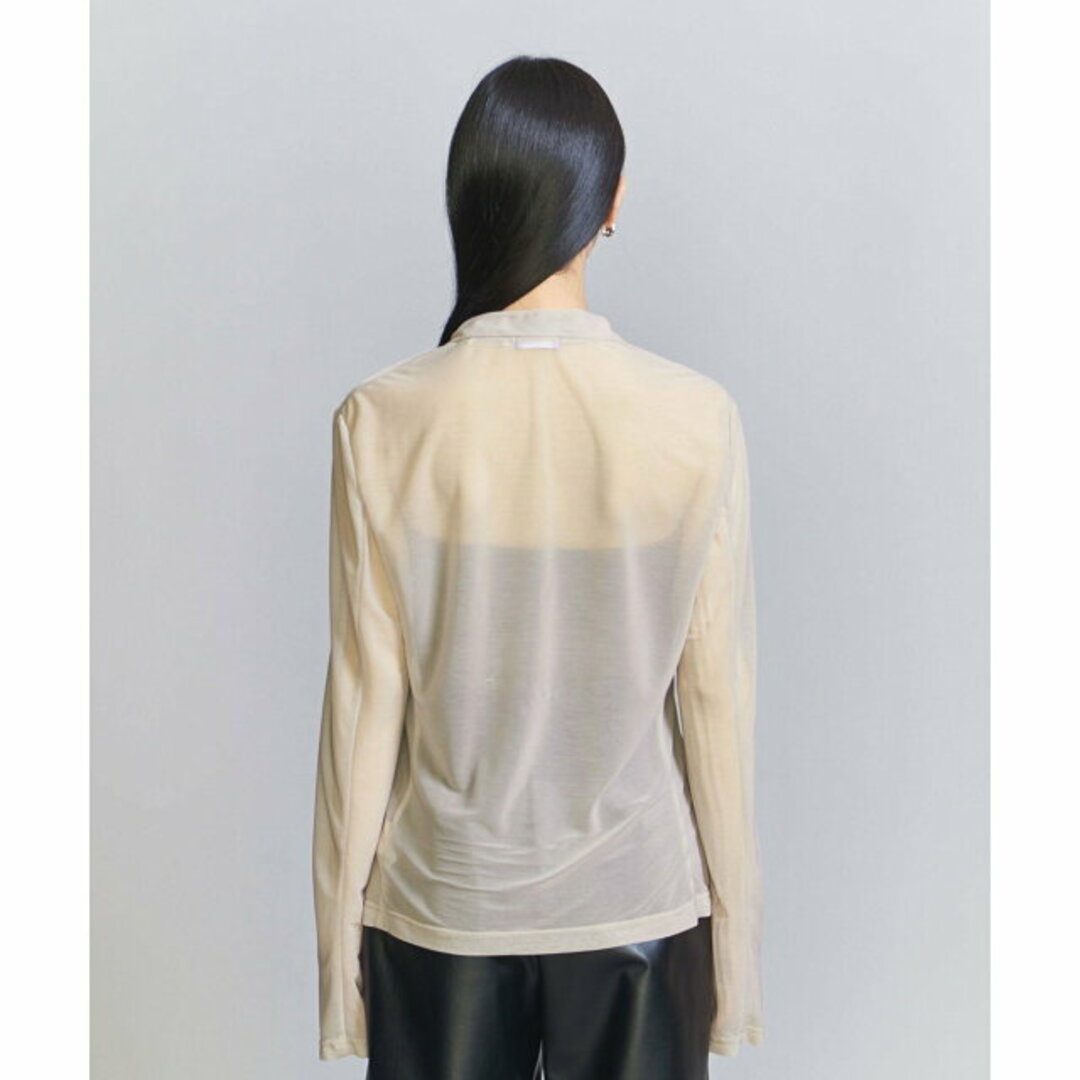 BEAUTY&YOUTH UNITED ARROWS(ビューティアンドユースユナイテッドアローズ)の【BEIGE】<COOME>シアー シャツ -ウォッシャブル- レディースのトップス(シャツ/ブラウス(長袖/七分))の商品写真