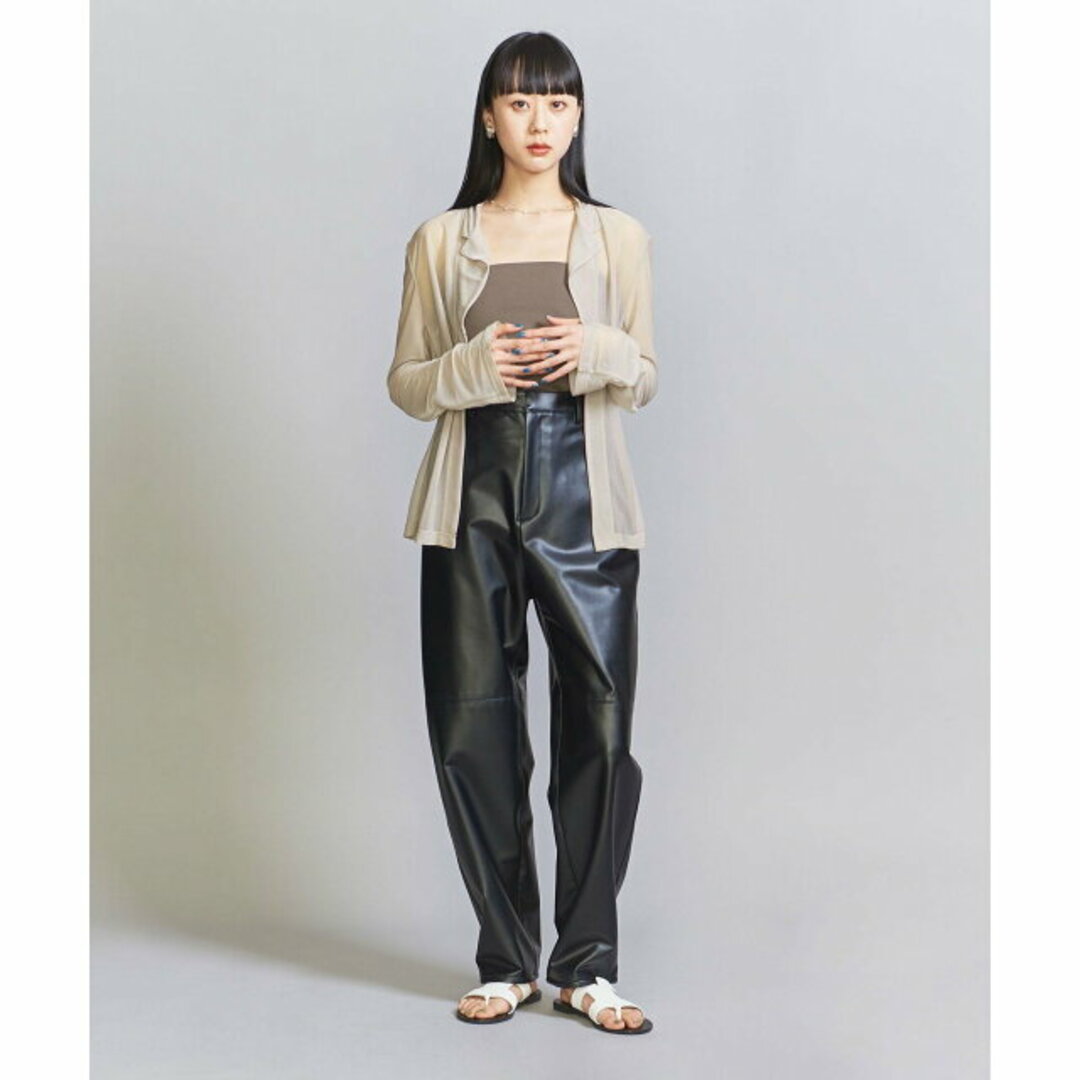 BEAUTY&YOUTH UNITED ARROWS(ビューティアンドユースユナイテッドアローズ)の【BEIGE】<COOME>シアー シャツ -ウォッシャブル- レディースのトップス(シャツ/ブラウス(長袖/七分))の商品写真