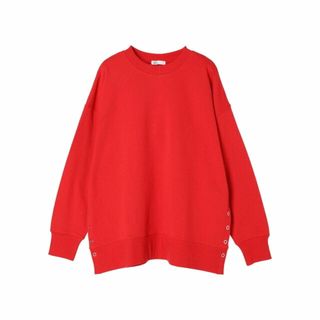 クラフトスタンダードブティック(CRAFT STANDARD BOUTIQUE)の【レッド】裏毛リングドットプルオーバー/24SS(カットソー(長袖/七分))