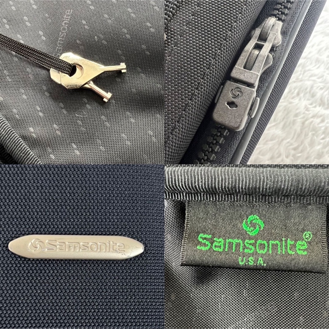 Samsonite(サムソナイト)の美品✨ サムソナイト 大容量 ビジネス バッグ メンズ ブラック メンズのバッグ(ビジネスバッグ)の商品写真