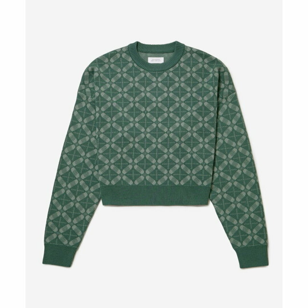 Saturdays NYC(サタデーズニューヨークシティ)の【ダークグリーン(31)】Hunakai Blockprint Sweater レディースのトップス(ニット/セーター)の商品写真