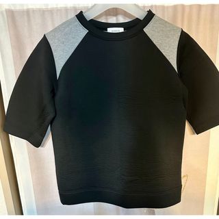 ユナイテッドアローズ(UNITED ARROWS)のユナイテッドアローズ アンルート ショルダージップ ドッキング 異素材 Tシャツ(Tシャツ/カットソー(半袖/袖なし))