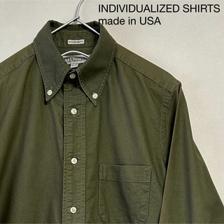 インディヴィジュアライズドシャツ(INDIVIDUALIZED SHIRTS)の古着 USA製 INDIVIDUALIZED SHIRTS 長袖BDシャツ(シャツ)