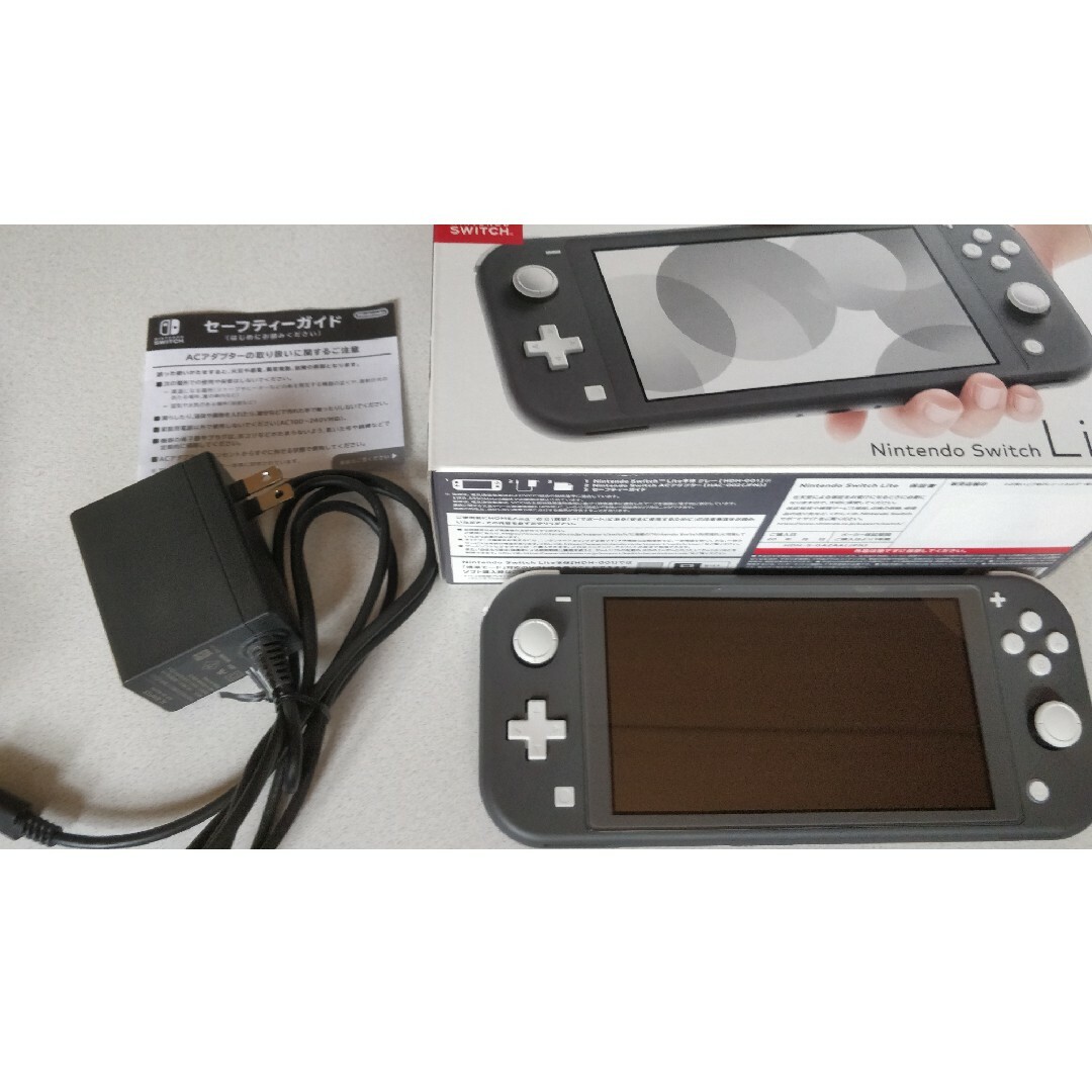 Nintendo Switch - Nintendo Switch Lite グレー本体(充電器付)