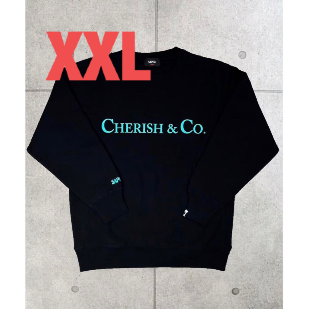 SAPEur Cherish&co CREWNECK SWEAT XXLスウェット