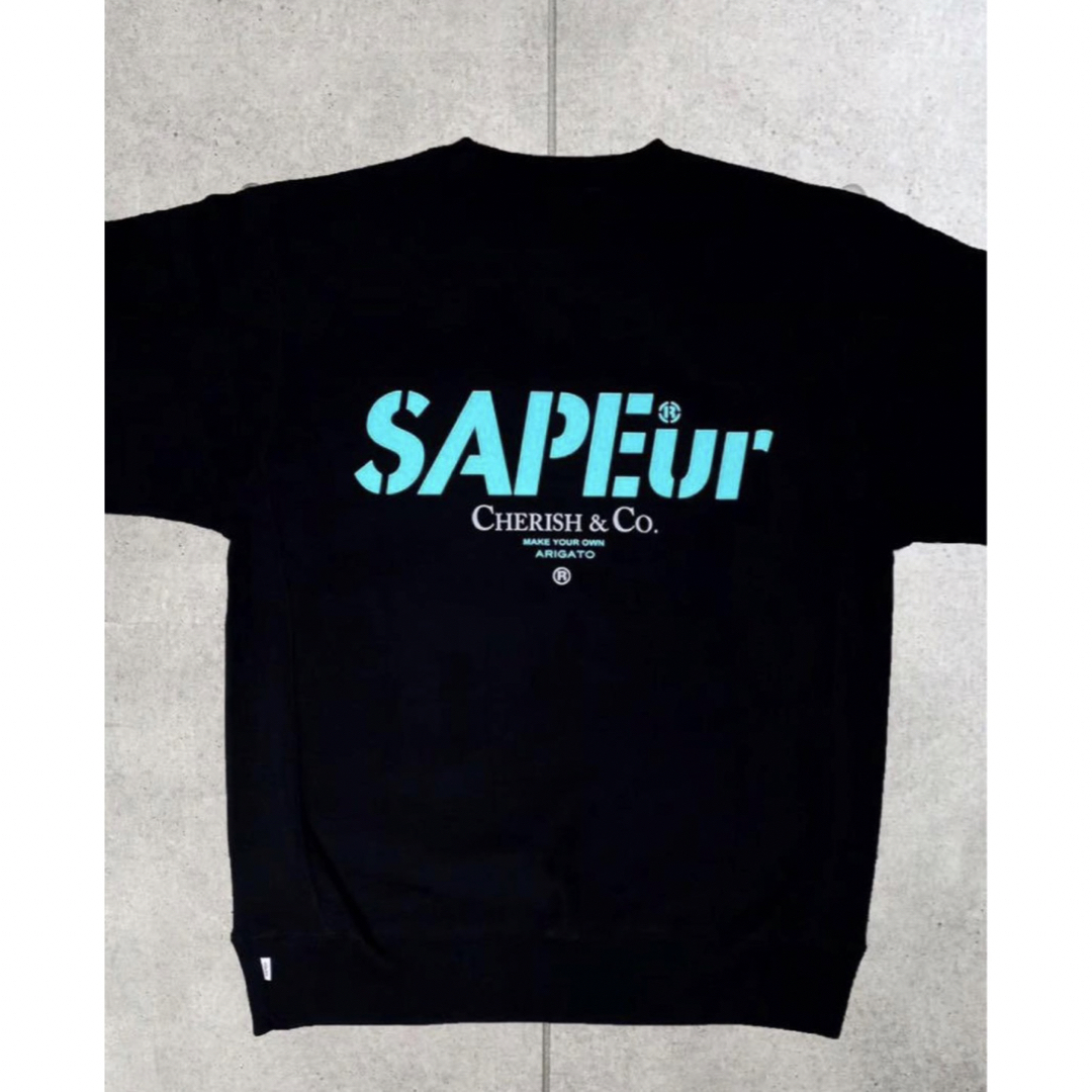 SAPEur Cherish&co CREWNECK SWEAT XXL メンズのトップス(スウェット)の商品写真