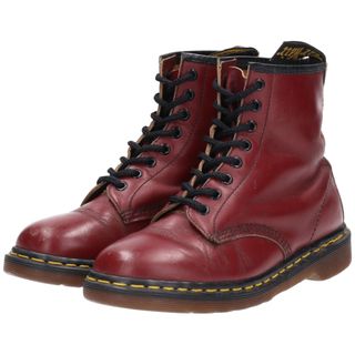 ドクターマーチン(Dr.Martens)の古着 ドクターマーチン Dr.Martens 8ホールブーツ 英国製 6 レディース25.0cm /saa009490(ブーツ)